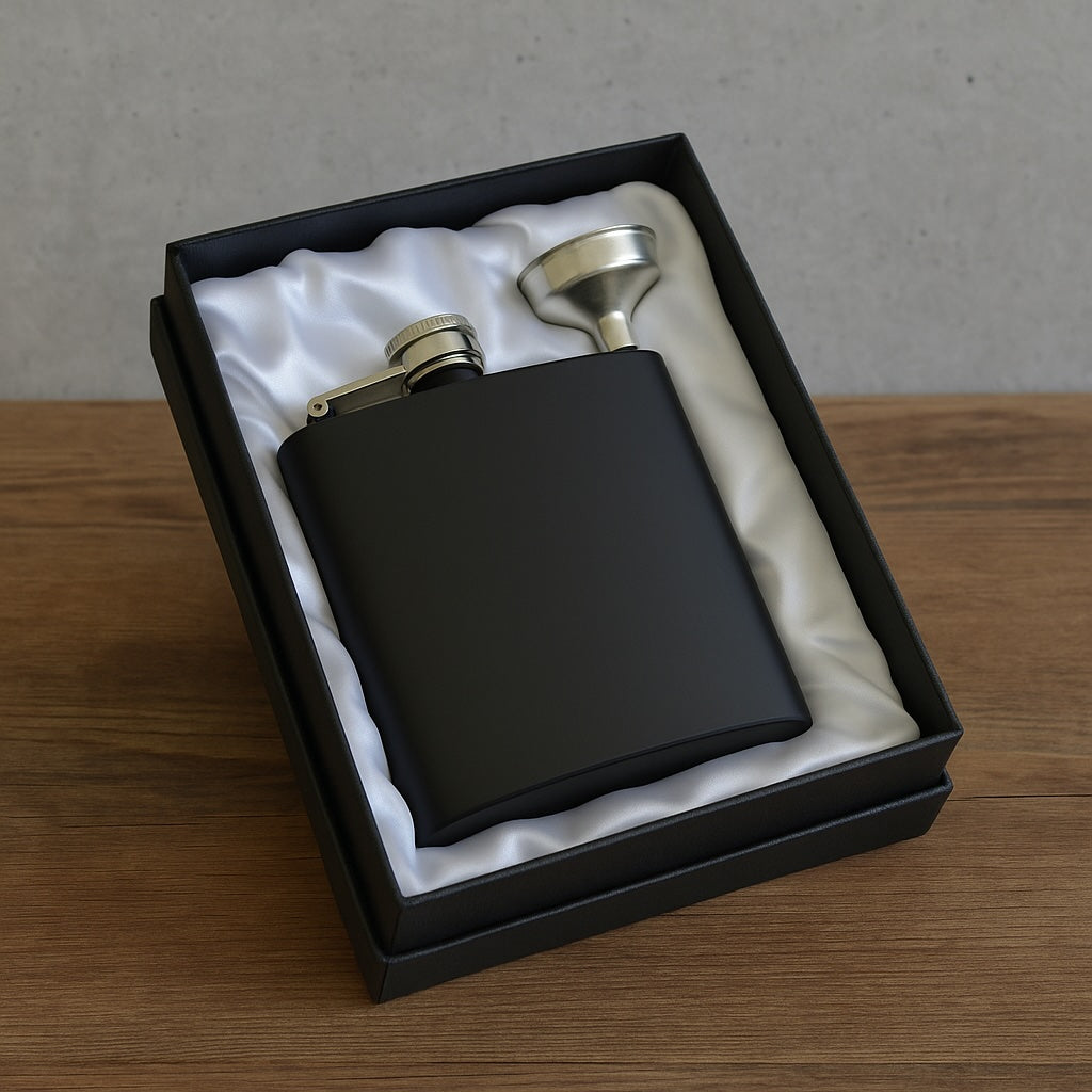 Personalized Engraved Hip Flask for Weddings and Special Occasions