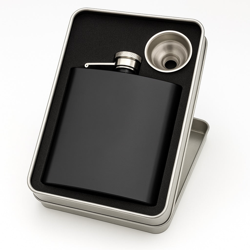 Personalized Engraved Hip Flask for Weddings and Special Occasions