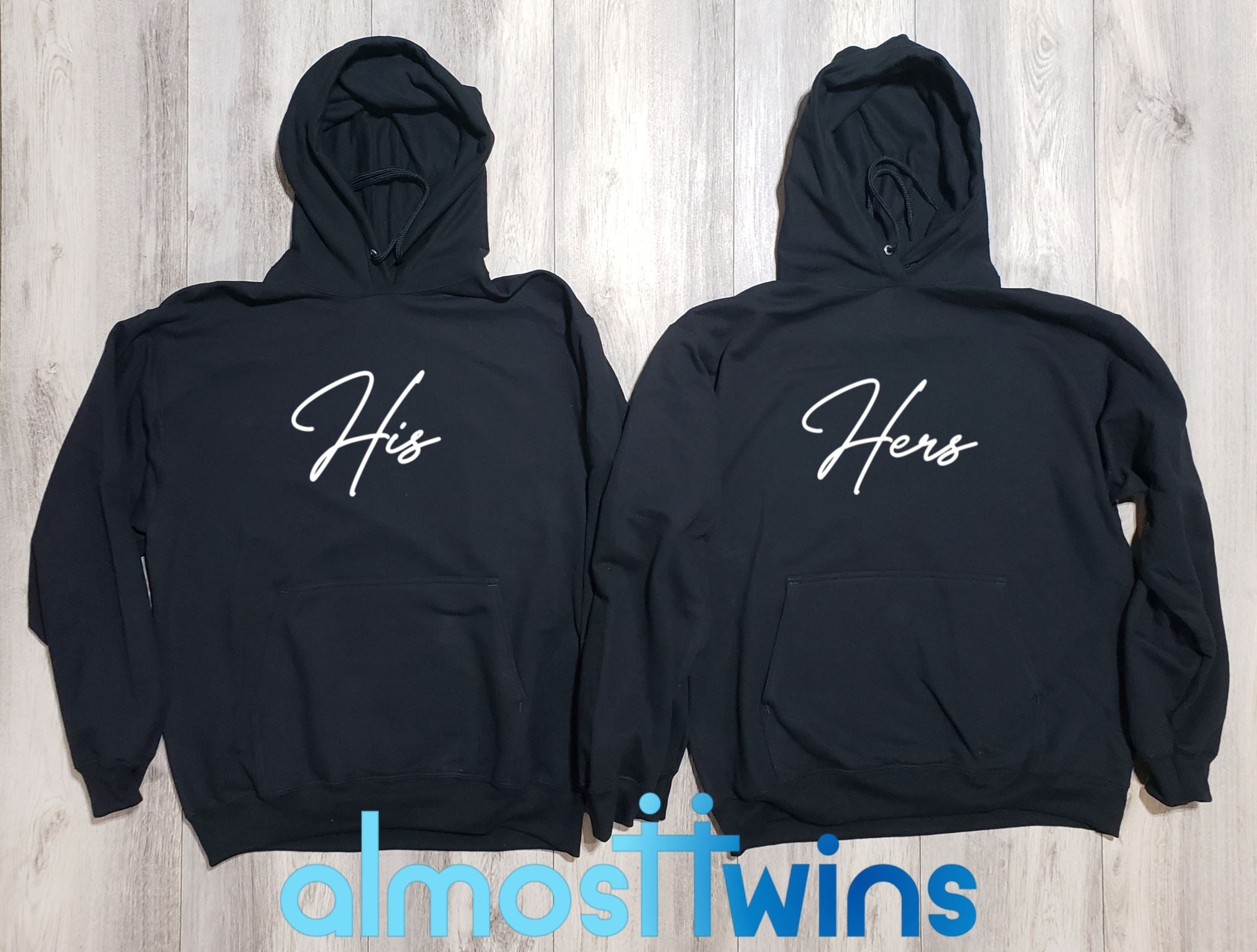 His Hers matching hoodie set