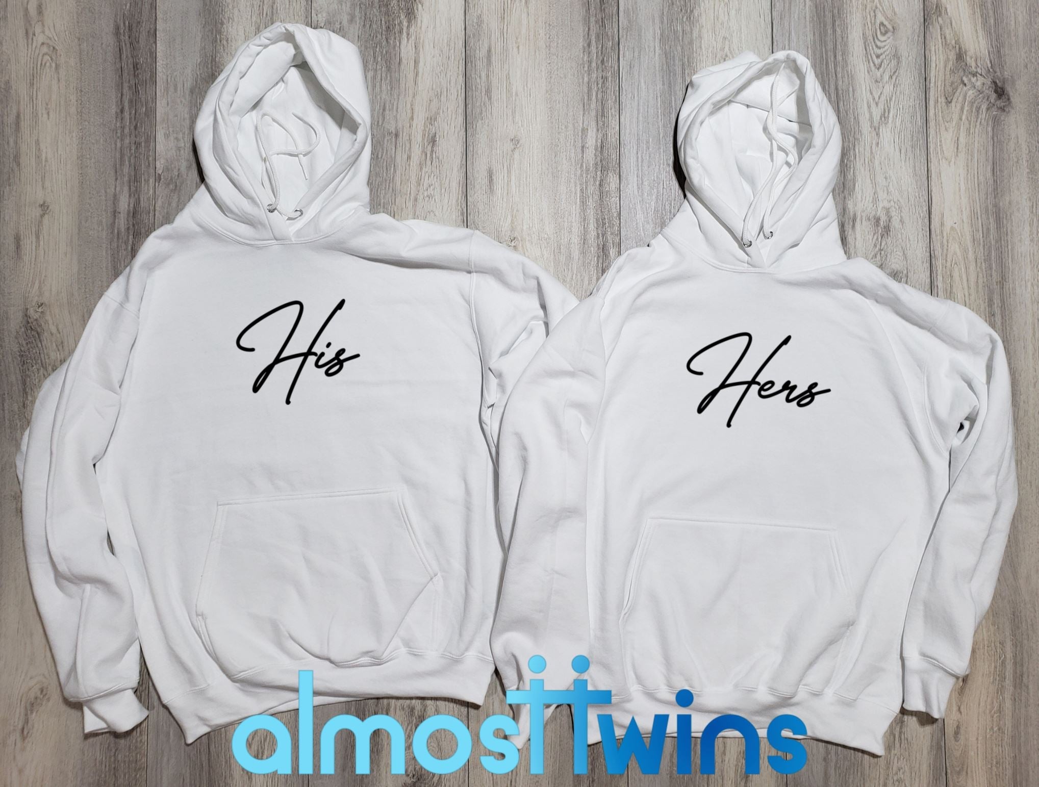 His Hers matching hoodie set